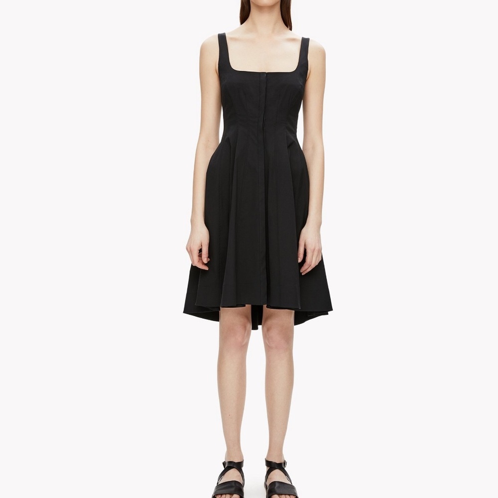 Theory Modern Flare Stretch Ponte Knit Dress Sz 6